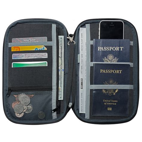 travel wallet with rfid protection|waterproof travel wallet document holder.